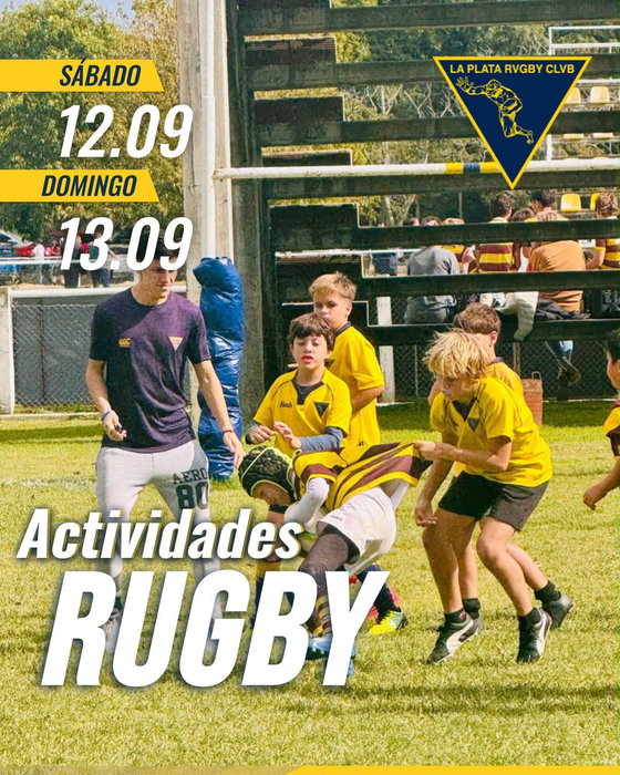 ℹ️🏉 Compartimos las actividades de cada división para este fin de semana 🏉💛